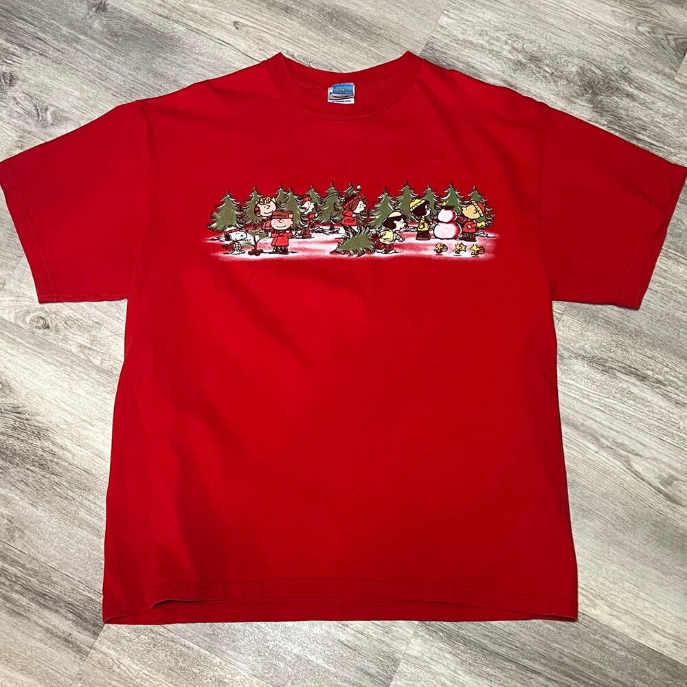 Vintage Snoopy‎ Christmas tshirt size large